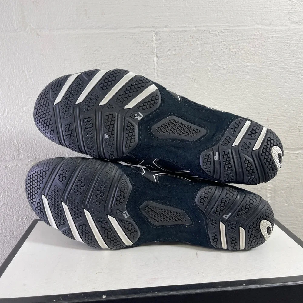 ASICS Cael Sanderson V7.0 J605Y Black White Camo Wrestling Shoes Men's 13 US‎